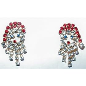 Click here to buy Santa Claus Earrings by ShimmyShmmy.com, Inc..
