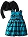 Youngland Little Girls' Floral Dress with Shrug