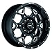 SOTA Offroad 560DM S.K.U.L. Death Metal Gloss Black w/Full CNC Milling Wheel with Painted Finish (20 x 9. inches /8 x 170 mm, -19 mm Offset)