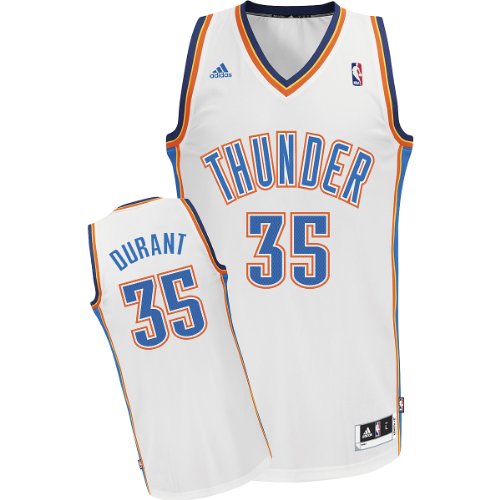 NBA Youth Oklahoma City Thunder Kevin Durant Swingman Home Jersey  (White, X-Large)
