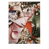 Marc Chagall I and My Village Poster art print
