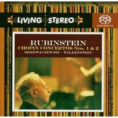 Chopin : Concertos pour piano n� 1 et n� 2 / Rubinstein