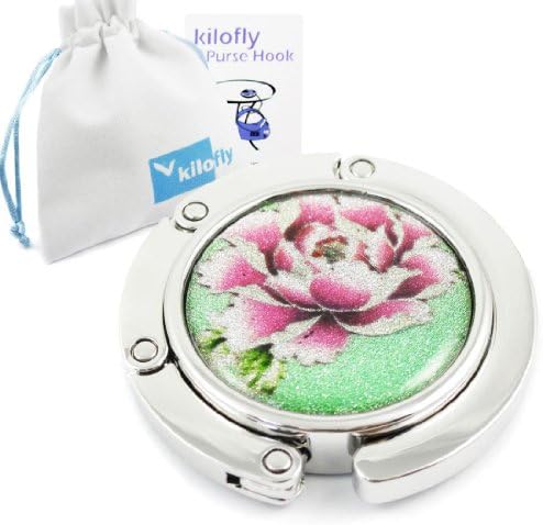 kilofly Purse Hook **3 choices** - Foldable - Violet, with kilofly Pouch