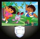 Dora the Explorer and Diego Decorative Night Light