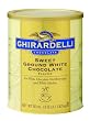 Ghirardelli Chocolate Sweet Ground White Chocolate Flavor Beverage Mix, 50-Ounce Can