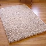 Twilight 39001-2211 Thick Luxurious Shaggy Rug Linen Ivory Mix