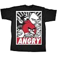Angry Birds T-shirt ~ Angry Propaganda ~ 100% Cotton ~ Mens Shirt by
