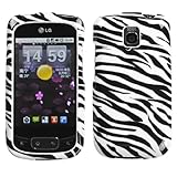 Zebra Skin Phone Protector Cover for LG P505 (Phoenix), LG Thrive