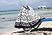 SwimZip Round Beach Towel (White)