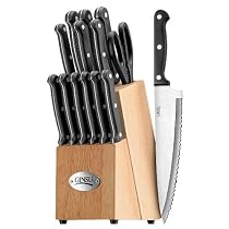 Ginsu 4817 International Traditions 14-Piece Knife Set with Block, Natural