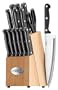 Ginsu 04817 International Traditions 14-Piece Knife Set with Block, Natural Ginsu 04817 International Traditions 14-Piece Knife Set with Block, Natural