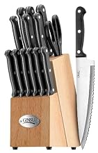 Ginsu International Traditions 14-Piece Knife Set with Block, Natural