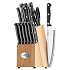 Ginsu International Traditions 14-Piece Knife Set with Block, Natural $25.55