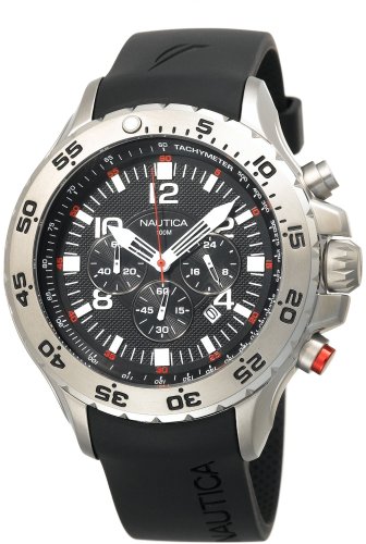 Nautica Mens NST Chronograph Watch #N14536G 51ORXoYct0L. SL500 Nautica Mens NST Chronograph Watch #N14536G