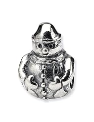 Sterling Silver Reflections Snowman Bead (4mm Diameter Hole)