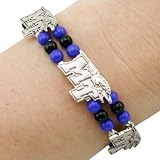 Middle Tennessee State Blue Raiders Ladies Double Beaded Bracelet