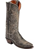 Lucchese Women's Handcrafted 1883 Aviator Cowgirl Boot Snip Toe Brown US