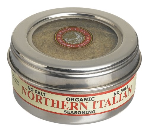 Aromatica Organics Northern Italian Seasoning, 1.7-Ounce Tins (Pack of 4)