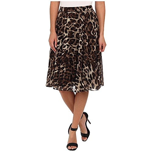 Badgley Mischka ボトムス スカート Leopard Flare Skirt Black Mult [並行輸入品]