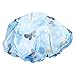 Mudder Waterproof Women Shower Bath Cap, 2 Pack, Blue and Purple