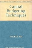 Capital budgeting techniques