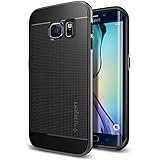 Galaxy S6 Edge Case, Spigen [CURVED BUMPER] Neo Hybrid Series Case for Samsung Galaxy S6 Edge - Gunmetal (SGP11422)