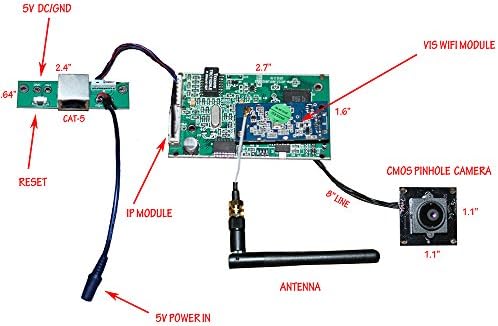 Do-It-Yourself Remote Streaming Hidden WiFi Motion Sensor Pinhole Spy Camera