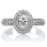 Heirloom Inspired Jewelry: Haruki's Oval CZ Vintage Ring .925 Genuine Engagement Sterling Silver Anniversary Ring Band Gift Boxed Size 7 Heirloom Inspired Jewelry: Haruki's Oval CZ Vintage Ring .925 Genuine Engagement Sterling Silver Anniversary Ring Band Gift Boxed Size 7