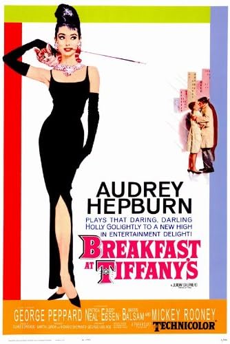 Breakfast At Tiffany's - Reproduction Movie Poster - Style B - 27" x 40" inch...