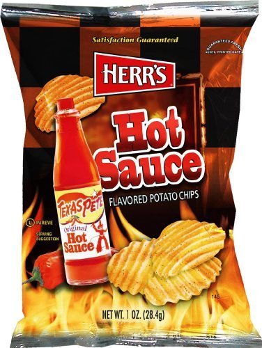 Herr's - Texas Pete Hot Sauce Potato Chips, Pack of 42 bags by Herr Foods Inc. [Foods]