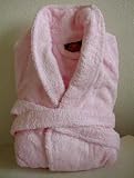 MARRIKAS Unisex MEDIUM Egyptian Cotton PINK ROBE