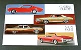 1968 68 GM BROCHURE Caprice GTO Firebird Camaro Electra