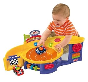 Fisher Price - T5123 - Jouet premier age - Eveil - Piste Musicale - Roll'N'Racers