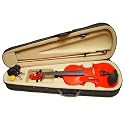 ViolinSmart Solid Wood Red color 4/4 Size Violin with case and Accessories