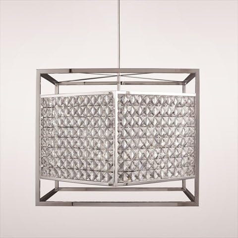 Zeev Lighting CD10077-8-SS Struttura Chandelier, Steel
