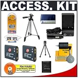 Buy 2 Replacement Pentax D-LI63 Batteries and Mini Battery Charger + Accessory Kit for... by CTA
