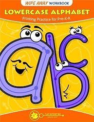 Lowercase Alphabet Wipe Away Workbook