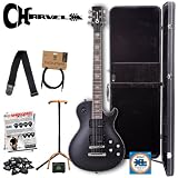 Charvel Desolation DS1 ST Single Cutaway Stop Tail Flat Black Electric Guitar with GO-DPS Planet Waves Shredder Pick Pack Part# PW Shred,DAddario EXL110 Strings,PW-CT-12 Tuner, Ultra Stand 2445 BK,PWS100V Strap,PW-CGT-10 Cable, MBT Hard Case