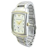 EMPORIO ARMANI エンポリオアルマーニ スモールセコンド ステンレスベルト シルバー×ゴールド メンズウォッチ AR0241