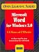 Books : Microsoft Word for Windows (Open Learning)