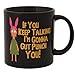 ANGIEHAIE Burgers Louise I'm Gonna Gut Punch You Glitter Boxed 20 Oz. Ceramic Mug