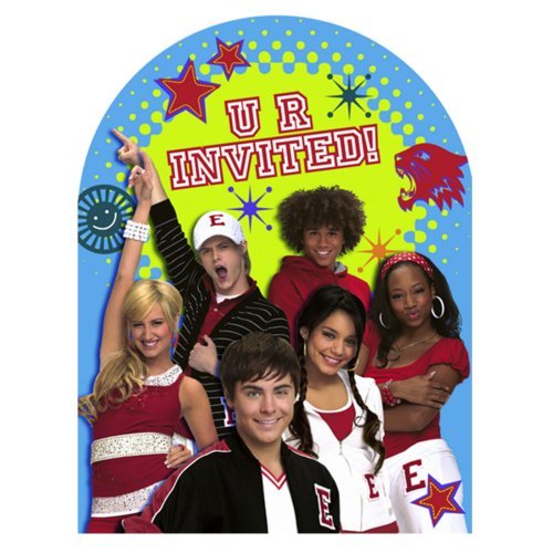 High School Musical: Friends 4 Ever Invitations (8 count)