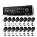 Defender SN501-16CH-006 16-Channel H.264 DVR Security System with 16 Indoor/Outdoor Night Vision CCD Cameras (Black)