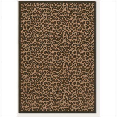 Couristan 5734/3435 URBANE Captivity 36-Inch by 65-Inch Polypropylene Area Rug, Tan/Brown