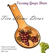 KITCHEN SPOON REST, TUSCANY GRAPE WINE DECOR