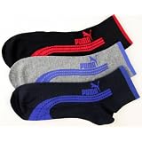 PUMA（プーマ）3足組サイドラインスニーカーソックス 2822-774