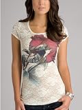 GUESS Gwen Lace Rose Tee
