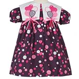 New Toddler NAVY Birthday Dress Baby Girl Clothes 2T-4T