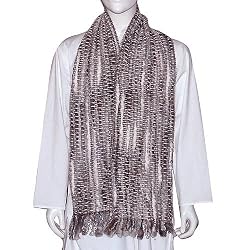 Mens Fashions Neck Scarf Accessory Jacquard Design Rayon Muffler 9.5 x 70 inches (wsmf043)