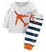 Fiream Boys Cotton Long Sleeve Sweatshirts Set(Grey,4T)